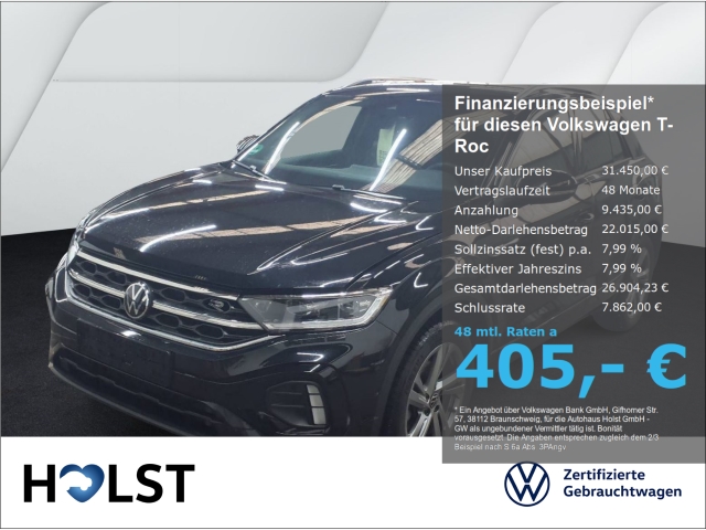 T-Roc 1.5TSI DSG R-Line AHK RüFaKa GJR NAVI ACC