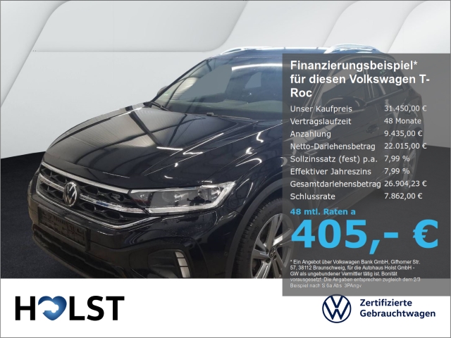 T-Roc 1.5TSI DSG R-Line AHK RüFaKa GJR NAVI ACC