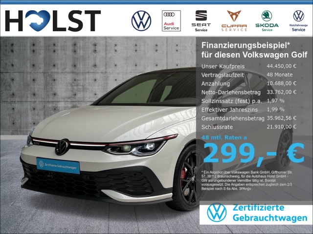 Golf VIII 2.0TSI DSG GTI Clubsport,RüFaKa,PANO,ACC