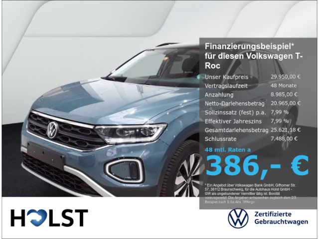 T-Roc 2.0TDI DSG GOAL AHK RüFaKa GJR ACC LED-Plus