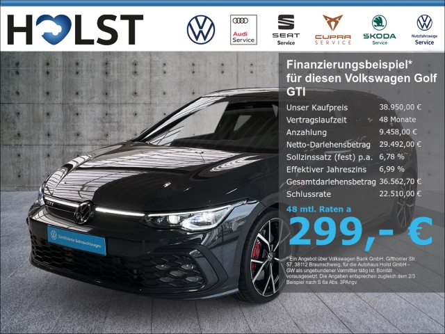 Golf GTI VIII 2.0TSI DSG Matrix-LED Pano RüFaKa StdHZ