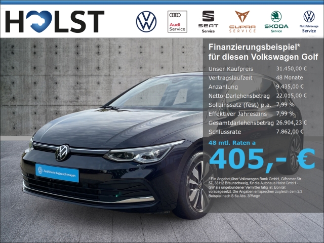 Golf VIII 2.0TDI DSG Move AHK Nav HuD Kamera