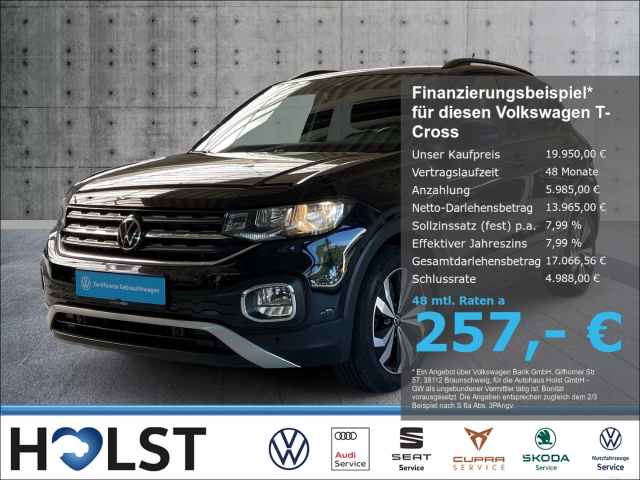 T-Cross 1.0TSI DSG OPF Active, AHK, NAV, ACC