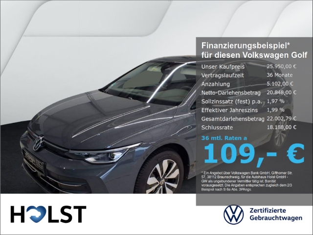 Golf VIII 1.5TSI Life GOAL AHK LED GJR ACC DAB+ Keyless...