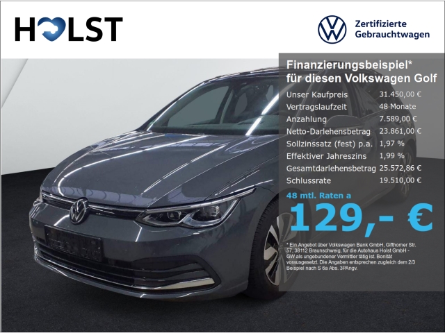 Golf VIII 2.0TDI DSG MOVE HUD AHK PANO NAVI LED GJR