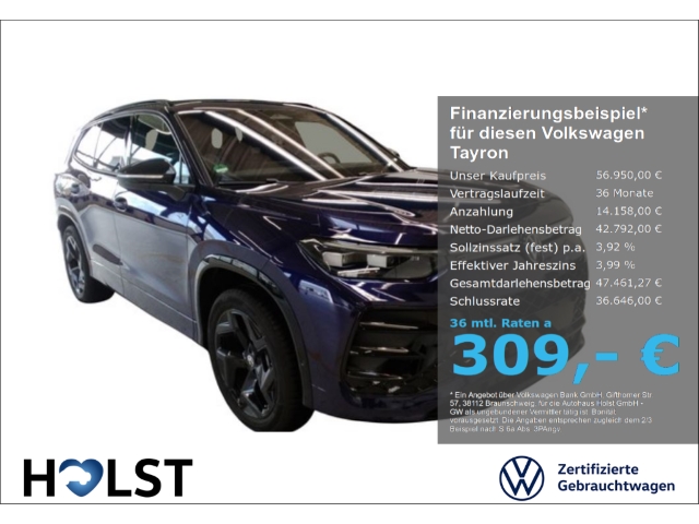 Tayron 1.5TSI eHybrid R-Line OPF DSG IQ.Light AHK RüFa...