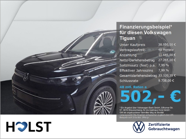 Tiguan 2.0TDI DSG GOAL AHK MatrixLED GJR 360°CAM