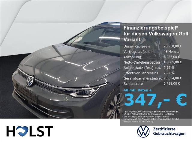 Golf Variant VIII 1.5TSI GOAL LED-Plus AHK GJR RüFaKa ...