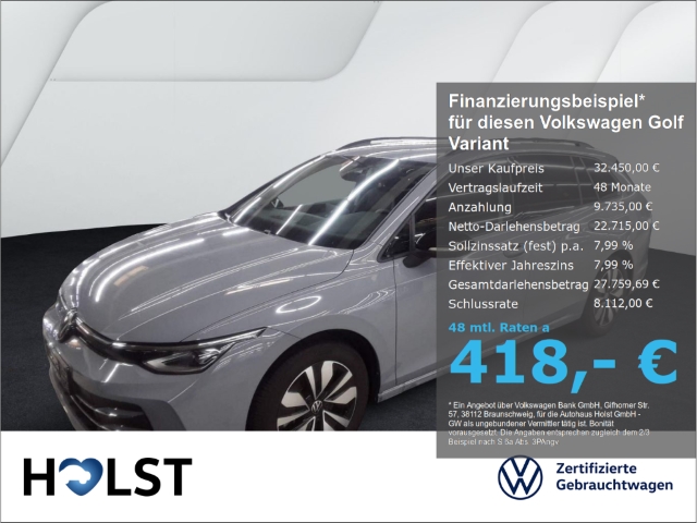 Golf Variant VIII 2.0TDI DSG GOAL IQ.LIGHT GJR AHK ACC ...