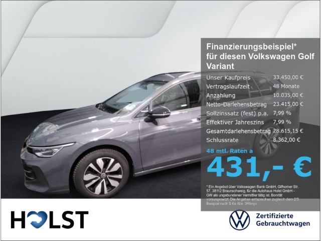 Golf Variant VIII 2.0TDI DSG GOAL IQ.LIGHT GJR AHK RüF...