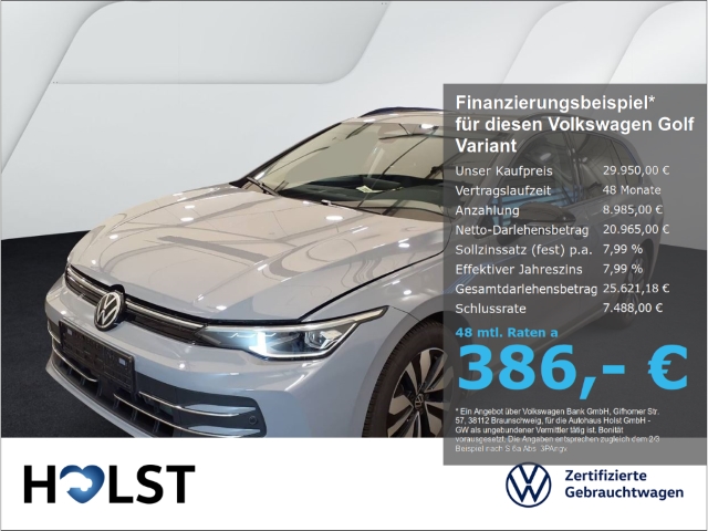 Golf Variant VIII 1.5eTSI DSG GOAL AHK LED-Plus GJR 360...