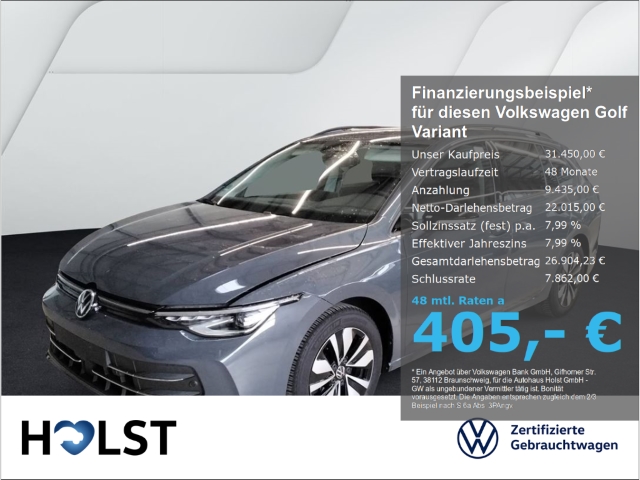 Golf Variant VIII 2.0TDI DSG GOAL MatrixLED AHK GJR Rü...