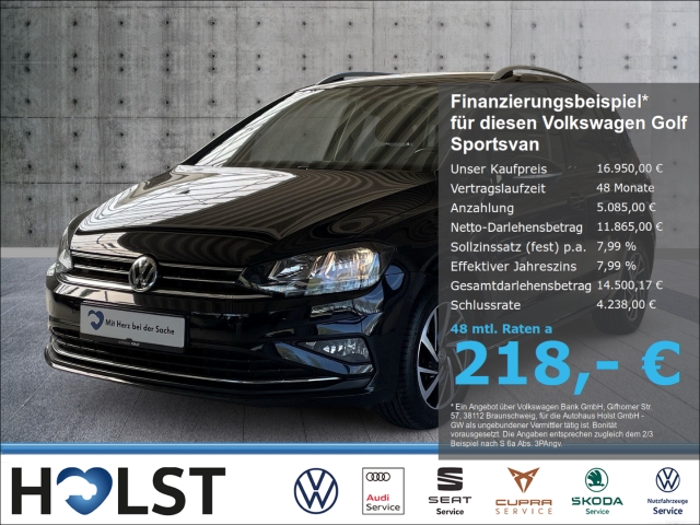 Golf Sportsvan 1.5TSI Join, Navi AHK ACC Nebel Park Assist App-Connect