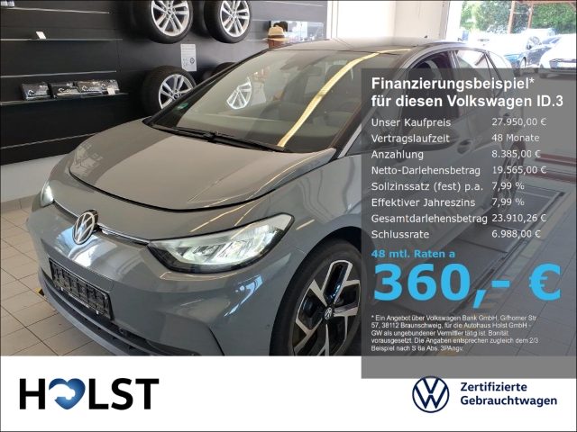 ID.3 Pro MOVE 62kWh GJR RüFaKa NAVI ergoActiveSitz ACC...