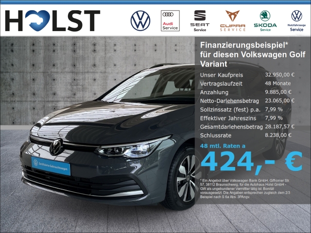 Golf Variant VIII 2.0TDI DSG Move AHK Kamera Nav