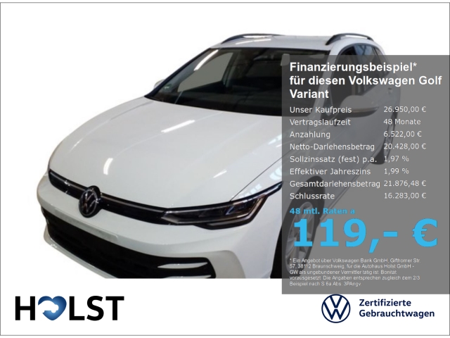 Golf Variant VIII 1.5TSI Life GJR AHK NAVI SHZ LED