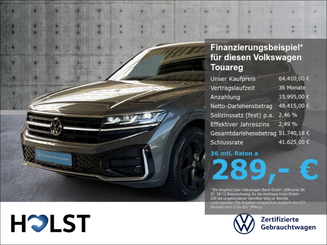 Touareg 3.0TDI V6 R-LINE 4Motion AHK GJR LED