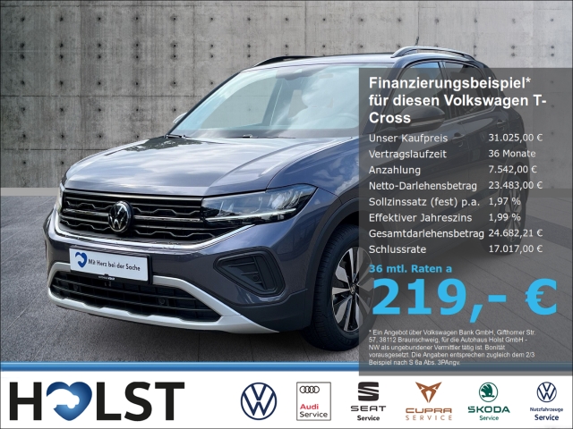 T-Cross GOAL 1.0TSI OPF 95PS 5-Gang
