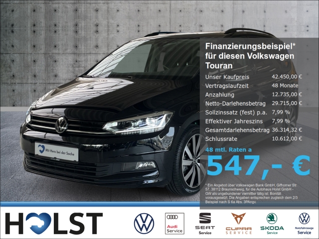 Touran 2.0TDI DSG Highline 7-Sitzer AHK TOP-PAKET RÜFA...