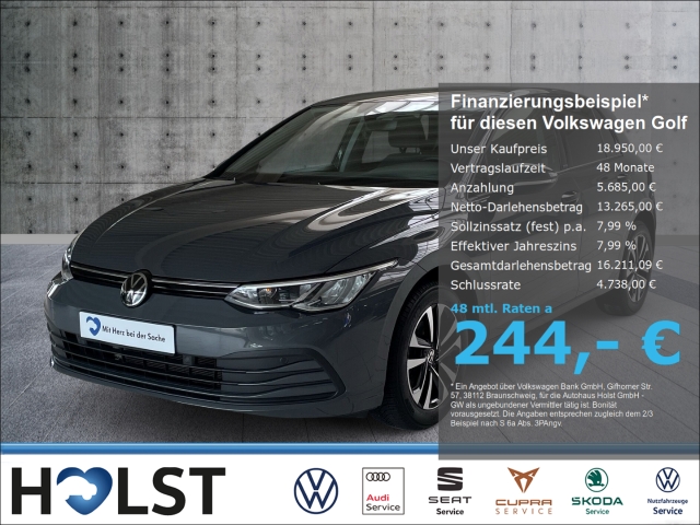 Golf VIII 1.5TSI United StdHZ ACC LED GJR