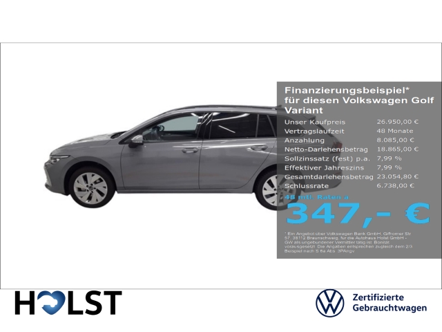 Golf Variant VIII 1.5TSI Life LED AHK ACC LightAssist