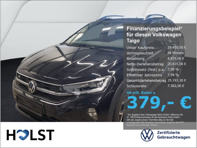 Taigo 1.5TSI DSG R-Line IQ.DRIVE AHK GJR RüFaKa ACC