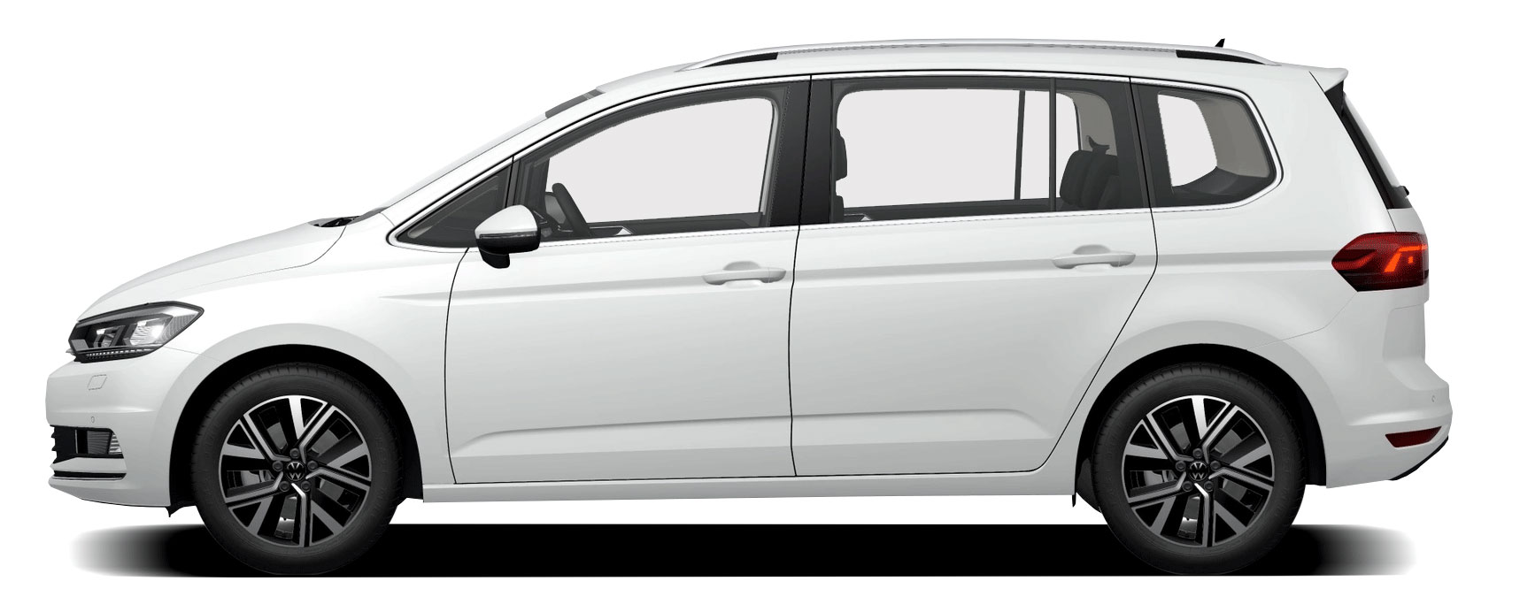 Seitenansicht VW Touran Sonderleasing