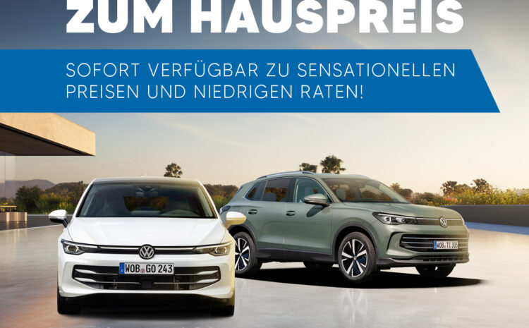  Neuwagen zum Hauspreis