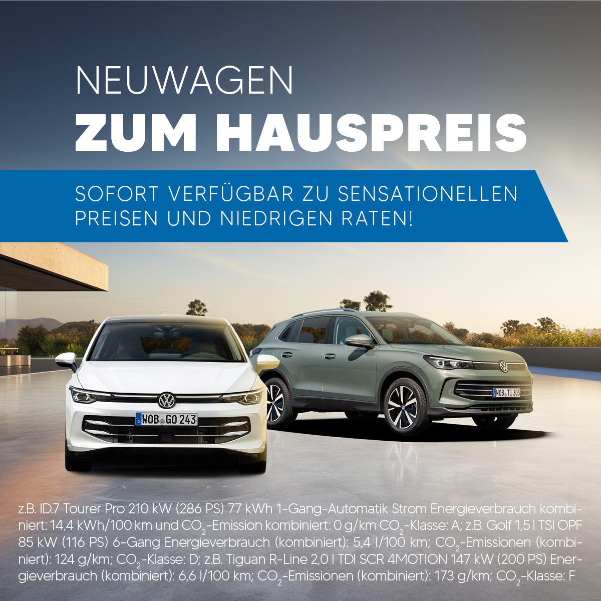 Holst Neuwagen SALE Angebote Reduziert Scheeßel Volkswagen Neufahrzeuge im Angebot