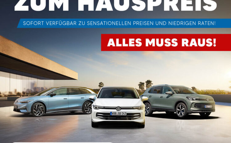  Neuwagen zum Hauspreis