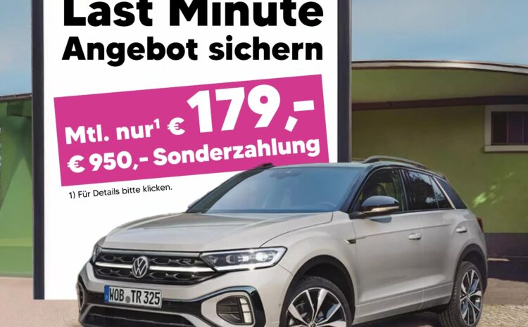  T-Roc Last Minute Angebot