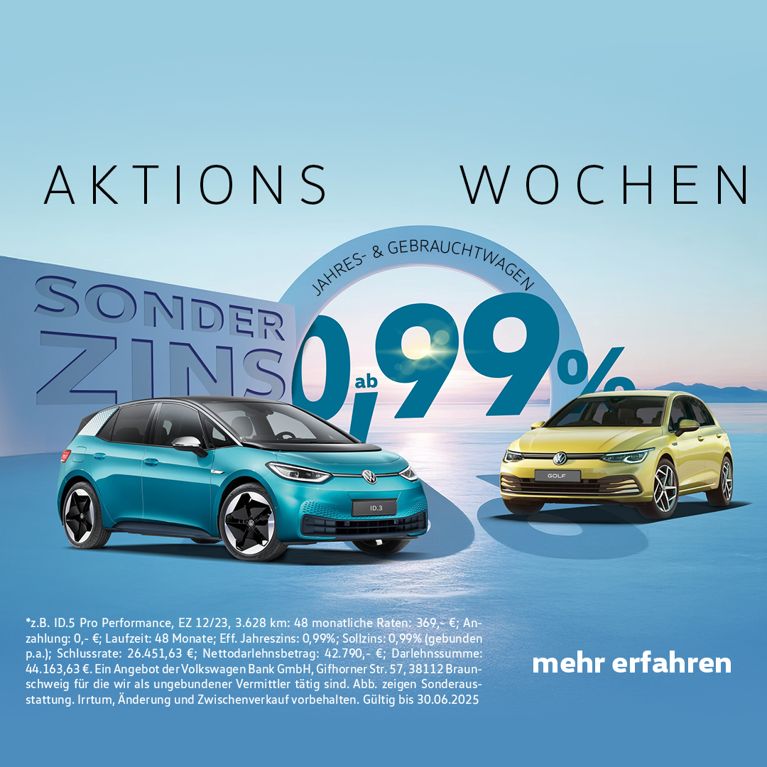 Beitragsbild VW VVJ Sonderzinsaktion