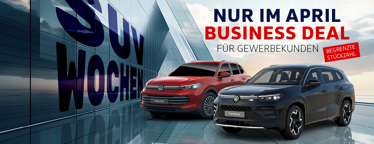 Volkswagen SUV-Wochen mit Tiguan & Tayron