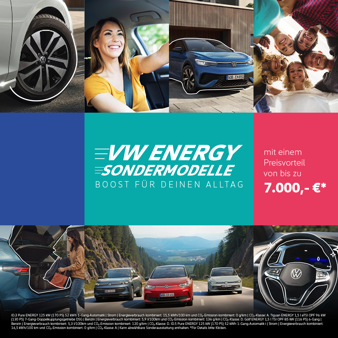 VW ENERGY Sondermodelle