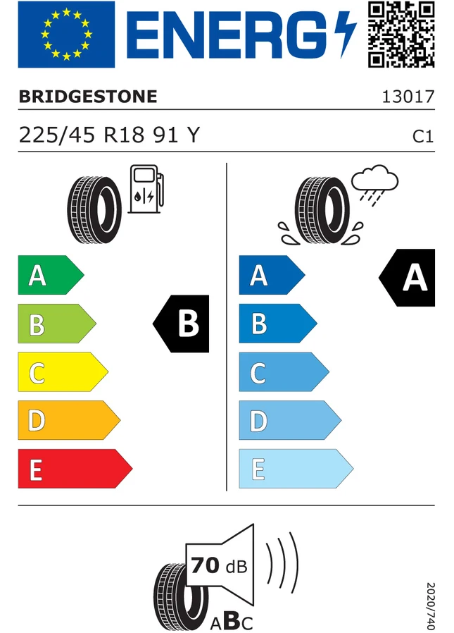 Bridgestone Turanza T005 225 : 45