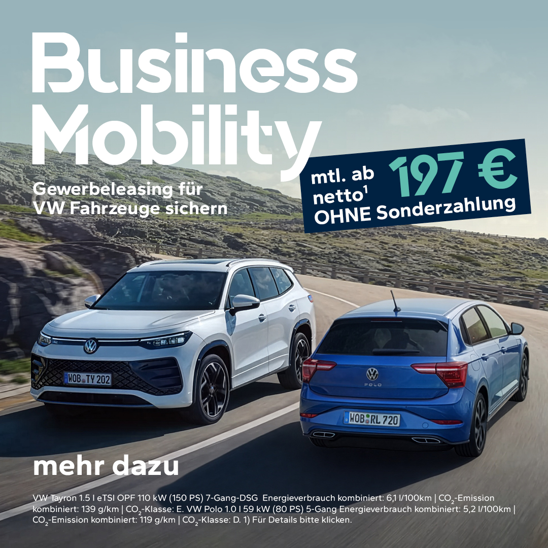 VW Gewerbe Sonderleasing